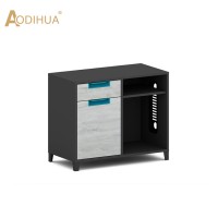 Office Desk Storage Wooden Small Bookshelf File Cabinet With Drawers