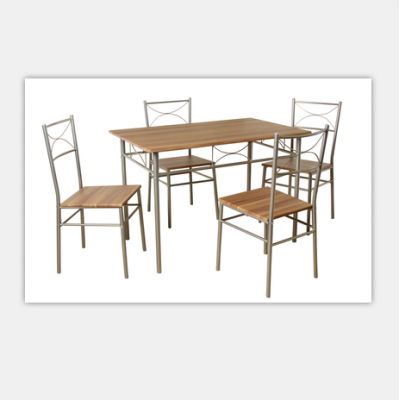 Wholesale cheap price new design modern dining table set and chairs for home furniture