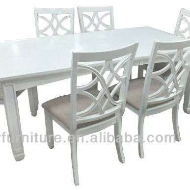 Antique white Dining table set